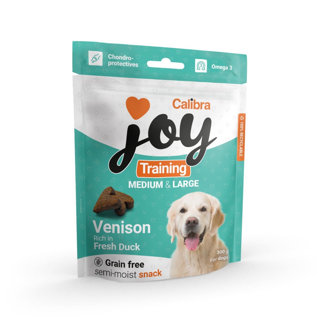 Semimoist treats Calibra Joy Training venison and fresh duck Calibra