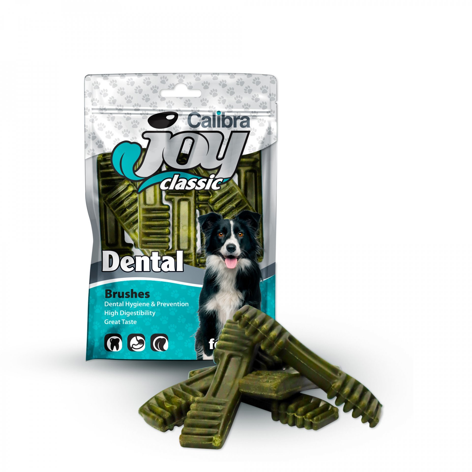 Calibra Joy Dog Classic Dental Brushes 85g NEW Calibra