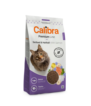 Calibra Cat Premium Line Sterilised & Hairball with Salmon