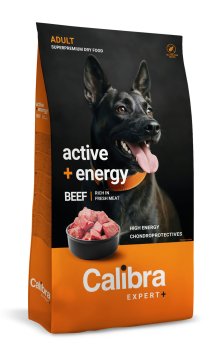 Calibra Dog EXPERT+ Adult Active & Energy Beef 12kg