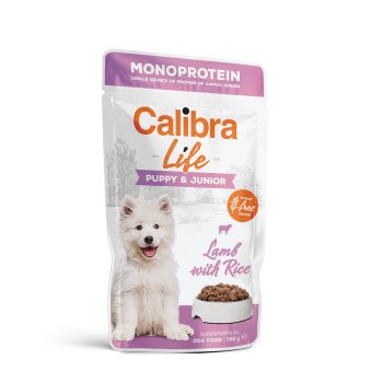 Calibra Dog Life pouch Puppy & Junior Lamb 150 g