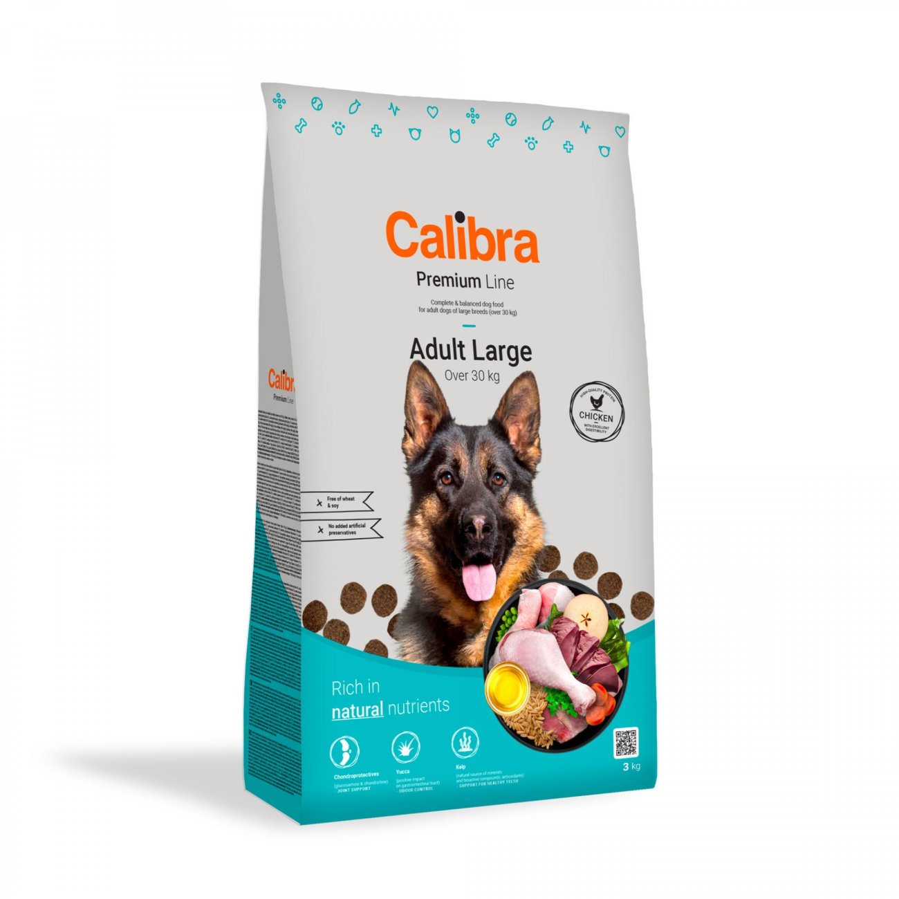 Calibra Dog Premium Line Adult Large Chicken 3 kg 